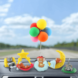 Darryy Auto Deko, Auto Deko Innenraum, Auto Zubehör, Auto Innenraum, Schlafzimmer Deko, Cartoon Themen Deko, Party Deko
