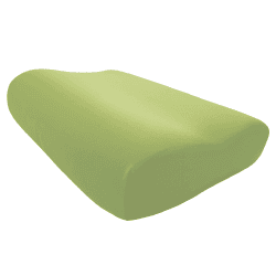 Edda Lux Bezug passend für Tempur Shape Schlafkissen S, M und L, 50 x 31 cm, formbeständiger Jersey Kissenbezug für Nackenstützkissen, aus 100% Baumwolle, in Olive