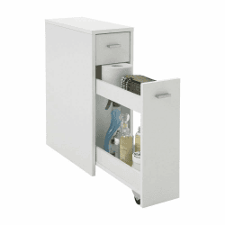 FMD Möbel, 930-001 Casa Nora Mehrzweckschrank, spanplatte / melamin / holz, weiß, maße 20.0 x 45.0 x 61.0 cm (BHT)