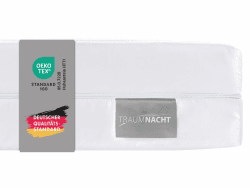 Traumnacht Easy Comfort 2 in 1 Duo - orthopädische 7- Zonen Komfortschaummatratze, Härtegrad 2 und 3, Öko-Tex zertifiziert 90 x 200 cm, Höhe 13 cm, produziert nach deutschem Qualitätsstandard Duo Härtegrad H2 (weich) + H3 (mittelfest) 90 x 200 cm