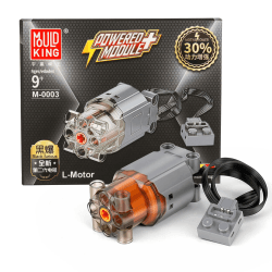 Mould King M0003 L-Motor, Elektrisch Spielzeug Motor, Power-Funktion Zubehör kompatibel mit Technik Ferngesteuertes Bausteine Modellserien