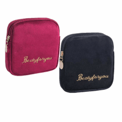 Fanny 2 Stücke Damenbinde Tasche Tampons Sammeln Taschen,Stillkissen, Slipeinlagen, Damenbinden und Makeup Pads Mehrfarbig C