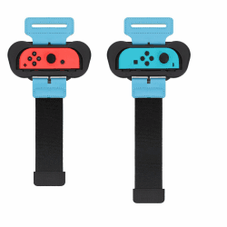 TiMOVO Kompatibel mit Just Dance 2025 2024 2023 2022 2021 2020 Armband Wrist Band Nintendo Switch Zumba Burn It Up,2 Stücke Erwachsener Kind Verstellbar Elastisch Handgelenkband für Joy Con Controller