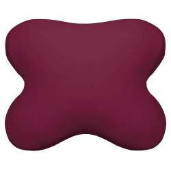 Edda Lux Bezug passend für Tempur All-Around Schlafkissen, 60/56 x 50/48 cm, formbeständiger Jersey Kissenbezug für Schmetterlingskissen, aus 100% Baumwolle, in Burgund