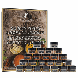 Gewürzkalender Adventskalender 2023 Only Spices Weihnachtskalender für Erwachsene 24 Gourmet Premium Kochgewürzset Küchengeschenk Adventskalender für Männer frauen