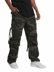 Brandit M65 Vintage Herren Cargo Hose XXL Darkcamo