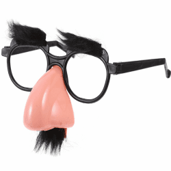 CALLARON Lustige Brillen Halloween Verkleidungsbrille Disguise Gläser Lustige Schnurrbartbrille Cosplay Halloween Kostüm Für Erwachsene Schnurrbart Prank Tool Party Favor