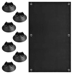 Verdunkelung für Fenster ohne Bohren, 48x93 cm, Schwarz, Dachfenster Verdunklungsstoff mit 7 Saugnäpfen, Verdunkelungsrollo Lichtundurchlässig Hitzeschutz Beschichtung, Thermoschutz Sonnenschutz Türen