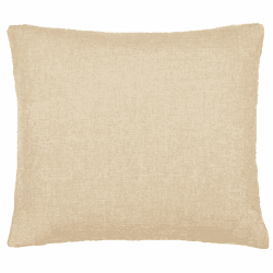 JEMIDI 2x Kissenbezug Kissenhülle 40x40 cm - 2er Set Kissen Bezüge Kissenhüllen im Leinenlook - Doppelpack Kissen Bezug Hülle - versch. Farben 40 x 40 cm Champagner