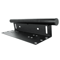 RIGIDON LED Arbeitslichtleiste Kennzeichenhalter Nummernschildhalter Front Stoßstange Bull Bar für KFZ Trucks LKW Trecker Mehr, schwarz Halterung D