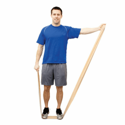 CanDo Trainingsband / Gymnastikband, Länge 45 m, Go-Band, beige (sehr sehr leicht) hellbraun