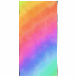 YISUMEI Mikrofaser Strandtuch XXL, Strandhandtuch Leicht Strandtücher Schnelltrocknend, Bunter Regenbogen Farbverläufe, 180 x 90 cm Regenbogen-1