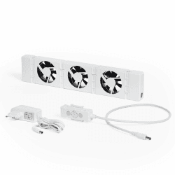 SpeedComfort Heizkörper Ventilator Mono Set – 1 Stück Heizkörperventilatoren - energieeffizienter Heizungsventilator - Bis zu 22% Energieeinsparung – Geräuscharm