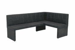 Apollo Eckbank Sitzbank Melanie, Bezug Microfaser Vintageoptik, Langer Schenkel Links, B200x140xH90cm links langer Schenkel