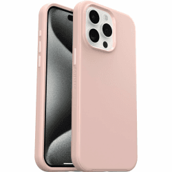 OtterBox Symmetry für MagSafe Hülle für iPhone 15 Pro Max, stoßfest, sturzsicher, schützende dünne Hülle, 3X getestet nach Militärstandard, Rose Rose iPhone 15 Pro Max Nur Hülle