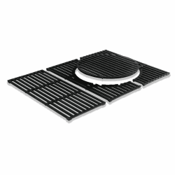 Enders SWITCH GRID Rost-in-Rost System, Gusseisen, für Enders Gasgrill Chicago 3 & Chicago NEXT 3-Brenner, Grill-Zubehör, Grillrost, optionale Einsätze, Sear Grate, Pizzastein, Geflügelbräter #7756 Single