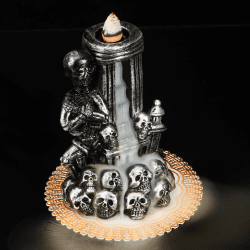 REAWOW Resin Rückfluss Räucherstäbchen Räucherwasserfall Backflow Räucherstäbchen für Meditation Dekoration Zuhause Büro Yoga Spa Deko