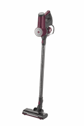 Grundig, Kabellos, VCP 3830 Stielstaubsauger mit DC Motor, 21,6 V Akku, Silber/Berry