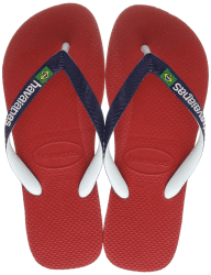 Havaianas Unisex Kinder Brasil Mix Zehentrenner 25/26 EU Ruby Red