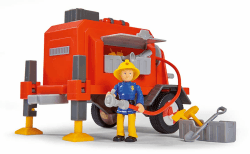 Simba 109251041 Feuerwehrmann Sam Anhänger mit Figur