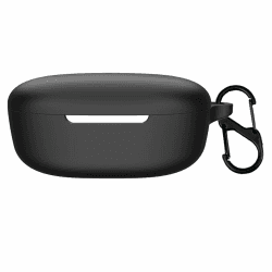 Silikon Hülle für Xiaomi Redmi Buds 4 Lite Bluetooth Kopfhörer, Schutzhülle Case Cover für Xiaomi Redmi Buds 4 Lite (Black)