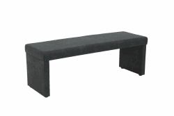 Apollp Sitzbank Esszimmerbank Melanie, Bezug Microfaser Vintageoptik, Holzgestell gepolstert, 140x48x49cm, ca. 200kg belastbar 2 Sitzer