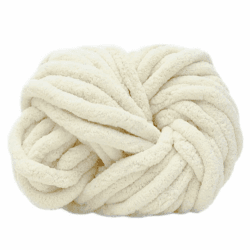 Maxee Dicke Wolle Garn 250g, Sperrige Armstricken , Soft Arm Knitting, XXL Grobstrick Weiches Wollgarn, zum Häkeln für Decke, Perfekt zum Weben von Haustier Nest, Decken, Zierkissen-Beige Dicke wolle-04 Beige Dicke wolle
