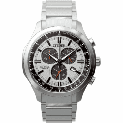 CITIZEN Herren Analog Quarz Uhr mit Titan Armband AT2530-85A, Silber