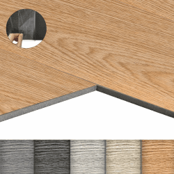 LZQ PVC Bodenbelag Vinylboden Selbstklebend mit Holz-Effekt, 72 Vinyl Fliesen 10,04m² Bodenfliesen Selbstklebend, Klebefliesen Boden Verschleißfest Wasserfest für Wohnzimmer Küche, Eiche Klassische 72 Stück, 10,04m² Eiche Klassische