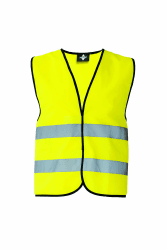 korntex Warnweste Standard - schwarzer Saum (gelb) 3XL Gelb