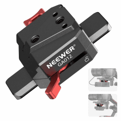 NEEWER Mini V Mount Akku Platte mit NATO Schiene für einstellbare Gimbal Balance, kompatibel mit DJI RS3 Pro RS2 RSC2, Schnellwechsesl für V Lock/NP F Akku kompatibel mit SmallRig NEEWER PS099E GA012