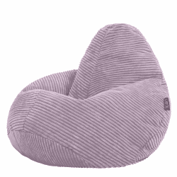 Icon Dalton Kinder Sitzsack, Lila, Sitzsack Sessel, Sitzsack Kinder Cord, Sitzsack Kinder mit Füllung, Sitzack Kinderzimmer, Sitzsack Schlafzimmer, Sitzsack Wohnzimmer Lila Sitzsack