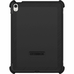 OtterBox Defender Hülle für iPad Air 11" (2024) & iPad Air 10.9" (2022/2020), ultrarobuste Schutzhülle mit integriertem Displayschutz, 2X nach Militärstandard getestet, Schwarz