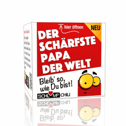 Schlump-Chili⎥Der schärfste Papa der Welt Geschenk - ein witziges Präsent für den Vater z.B. zum Geburtstag, Weihnachten, Ostern, Vatertag, Valentinstag, Hochzeitstag - ein Set für Männer