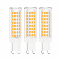 kuyamilay 10W G9 LED Lampe Warmweiß,G9 LED Leuchtmittel Corn Light Bulbs 3000K,10W Enegiesparende LED Glühbirne Warmweiss Ersetzt 85W 80W Halogen Lampe,AC220-240V,3 Pack G9 10w