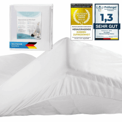Feluna® wasserundurchlässige Molton Matratzenauflage wasserdichte Betteinlage Matratzenschoner aus Flanell 100x220cm