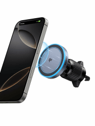 UGREEN Qi2 zertifiziertes 15W Wireless Car Charger Handyhalterung Auto mit Ladefunktion kompatibel mit MagSafe für iPhone 16/16 Pro/16 Pro Max/15/14/13 mit 1M Kabel