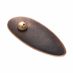 IHAAR Räucherstäbchen Halter Ash Catcher Räuchergefäß Platte Räucherstäbchenhalter für Räucherstäbchen Räucherkegel (Bronze)
