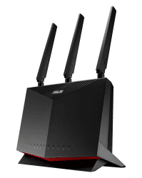 ASUS 4G-AC86U LTE WLAN-Router (WiFi-5 AC2600, SIM Slot, LTE Cat. 12 bis zu 600 Mbits, Gigabit LAN, AiProtection), 90IG05R0-BM9100, Router 4G - Wi-Fi 5 WiFi5