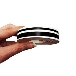 4R Quattroerre.it 10510 Trim Stripes Doppelt Klebestreifen für Autos, Schwarz, 11 mm x 10 mt
