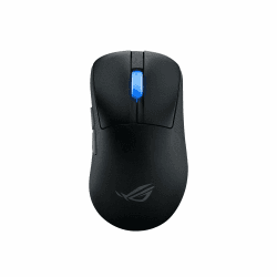ASUS ROG Keris II Ace Wireless AimPoint Black Gaming Maus (ergonomisch, optischer Sensor ROG AimPoint Pro, 42.000 DPI, ROG Optical Micro Switches, USB, Bluetooth, 2,4-GHz-HF ROG SpeedNova, schwarz) ROG Keris II Ace Schwarz