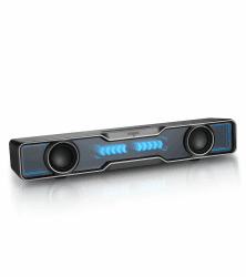 Edifier QS30 Multimedia Soundbar mit Dynamischer Beleuchtung, Bluetooth V5.4, Verstärktem Bass, Mehreren Soundeffekten für Desktop/PC/Laptop- Schwarz