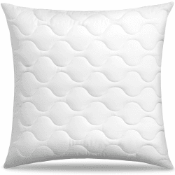 Siebenschläfer Kopfkissen 80x80 – Nachfüllbares Kissen mit Mikrofaser-Füllung (80 x 80 cm) 80 x 80 einzeln