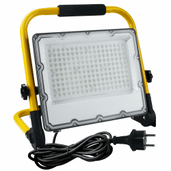 OUSIDE 150W LED Baustrahler mit Stativ und 4m Kabel,IP66 Wasserdichter Arbeitsscheinwerfer mit Schuko-Stecker für Werkstatt,Wartung oder Baustelle, 6500K Kaltes Weißes Licht,15000 Lumen 150W(1 Stück )