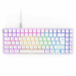 NZXT Function 2 MiniTKL - 2024 Optische Tenkeyless Gamingtastatur | RGB beleuchtet | 8K-Abfragerate | Lineare Opt. Switches | Einstellbare Auslösung | Hot-Swap | Gaming Keyboard | Weiß DE (QWERTZ) Deutsch (QWERTZ) Weiß Function 2 Mini TKL 2024
