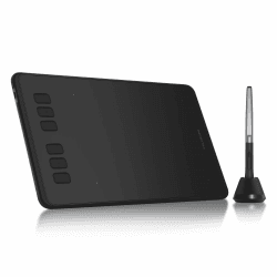 HUION Inspiroy H640P Grafiktablett mit Batterielosem Stift,6 Anpassbaren Funktionstasten, Zeichentablett für Mac, Windows und Android, Ideales Zeichenpad für die Arbeit von zu Hause und Fernunterricht 6.3 x 3.9 pouces