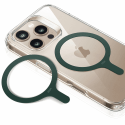 ESR HaloLock Universal Ring 360, Magnetisches Kabelloses Laden Umwandlungskit, kompatibel mit MagSafe Zubehör, iPhone 16/15/14/13/12/11/X/8 Reihe, Samsung S22/S21/S20/S10, 2 Stück, Grün Grün - 2 Stück