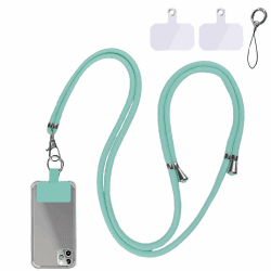 Handykette universal,Handyband zum umhängen,Handykette,Handykette universal zum umhängen,1.5m Handy umhängeband,Verstellbar abnehmbar universal handykette,Für alle standard handyhüllen (Seeblau) Hulan