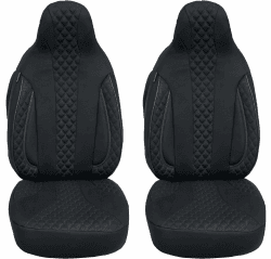BREMER SITZBEZÜGE Maß Schonbezüge für Mercedes C-Klasse W204 S204 PL404 PL404 Schwarz
