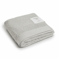 s.Oliver Handtuch 50x100 cm - 100% Baumwolle, 600 g/m², weich & saugstark, Handtücher hellgrau 1x Handtuch Hellgrau
